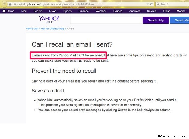 Cómo recuperar un correo enviado en Yahoo Mail (y alternativas en Gmail/Outlook)